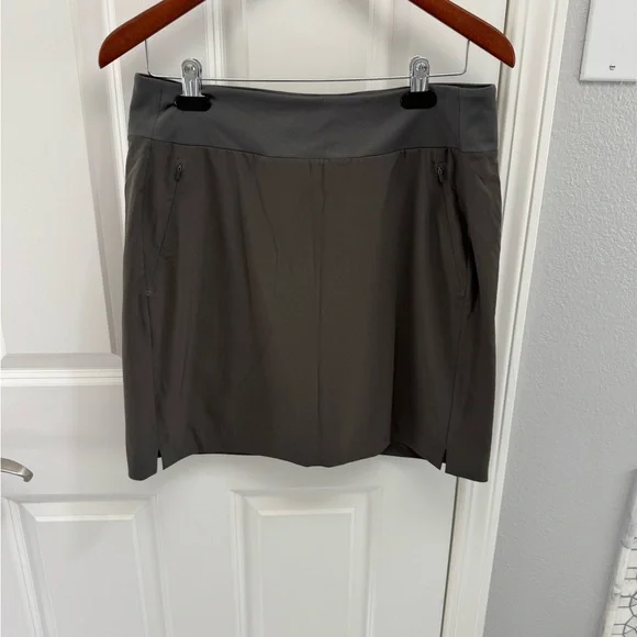 Athleta Skirts Athleta Green Soho Skort Size Tall Poshmark